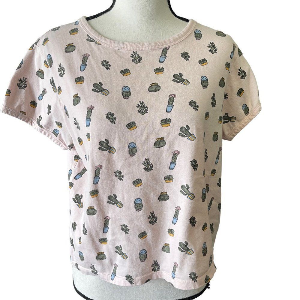 Vibe ‘N’ Cactus Crop Top Large‎